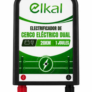 EK-20K-DUAL ELECTRIFICADOR GANADERO DUAL 20KM